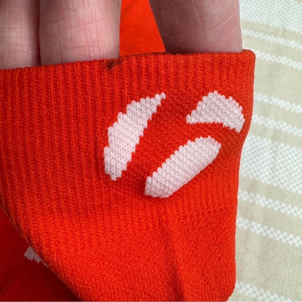 Bontrager Race 2 Inch Cycling Socks Size S Orange 1 Pair Moisture Wicking NWOT